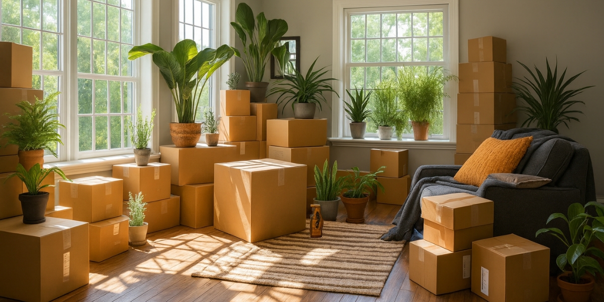decluttering before moving